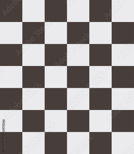 Geometric vector black and white two-color pattern. Checkerboard.