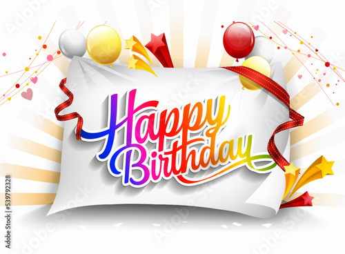 Happy Anniversary banner design. anniversary celebration vector