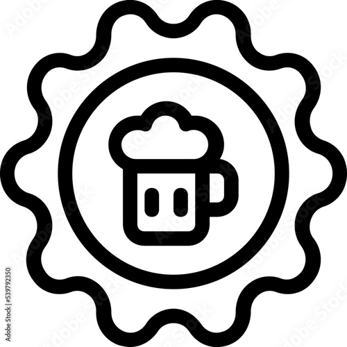 beer badge icon