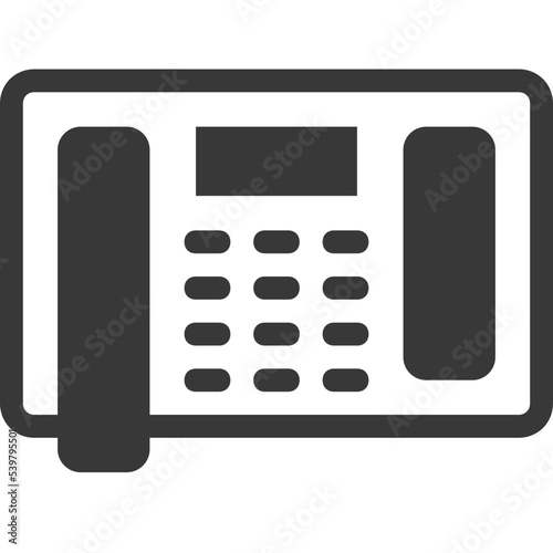 fax electronic icon