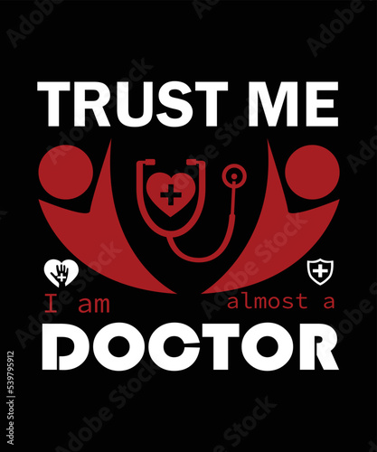 Doctor typography t shirt design. If you like it, you can use it.