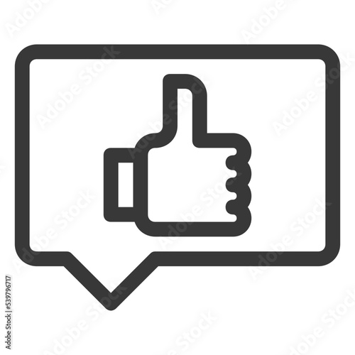 like feedback icon