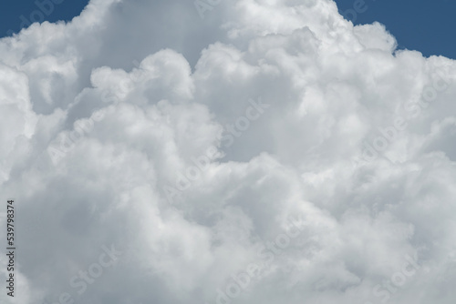 Cloudscape Background in Sunny Day With Blue Sky