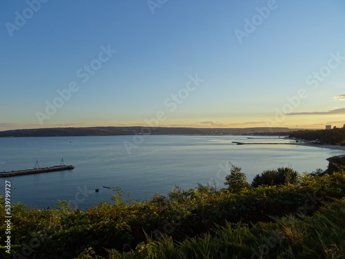 Nice summer view from Varna in Bulgaria 