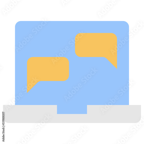 laptop online icon