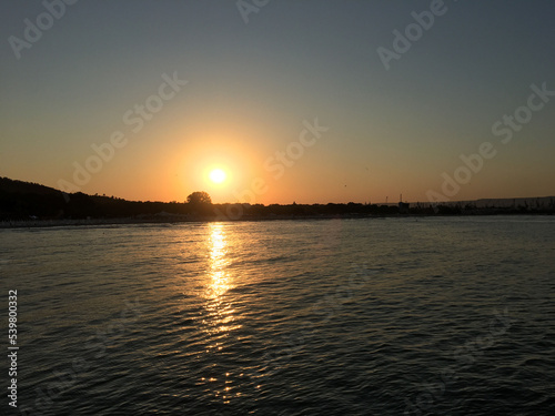 Nice summer view from Varna in Bulgaria 