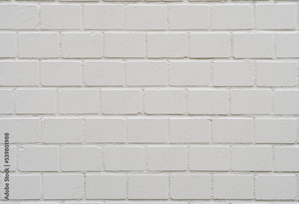 Fototapeta premium White grunge brick wall texture background