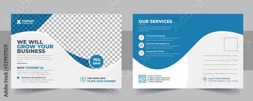 Corporate business Modern postcard EDDM design template