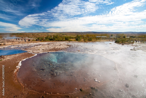 Iceland geyser