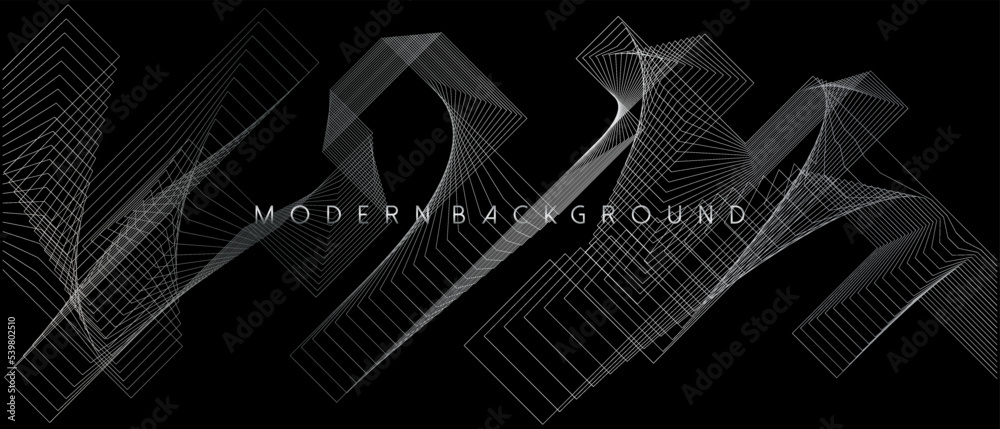 Modern background abstract geometric and wavy lines design. Vector illustration Modern background abstract geometric and wavy lines design. Vector illustration