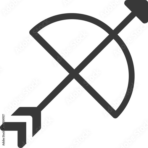 Archery bow icon