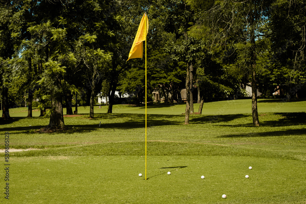 Obraz premium Campo de golfe