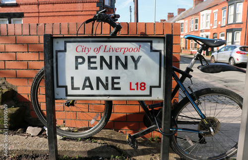street sign in liverpool city