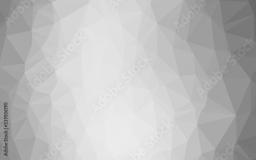 Fototapeta Naklejka Na Ścianę i Meble -  Light Silver, Gray vector triangle mosaic texture.