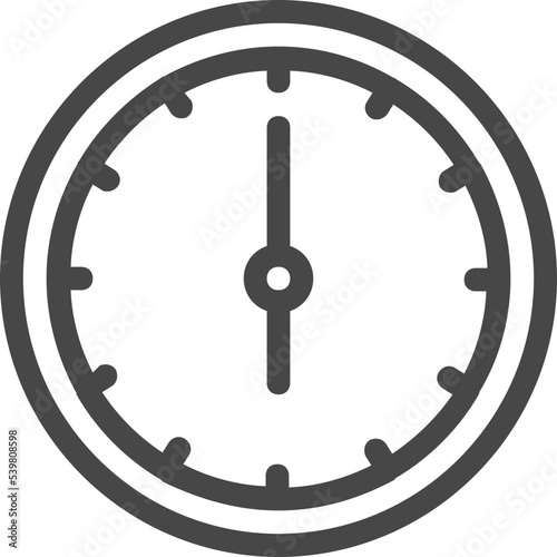 clock six time icon