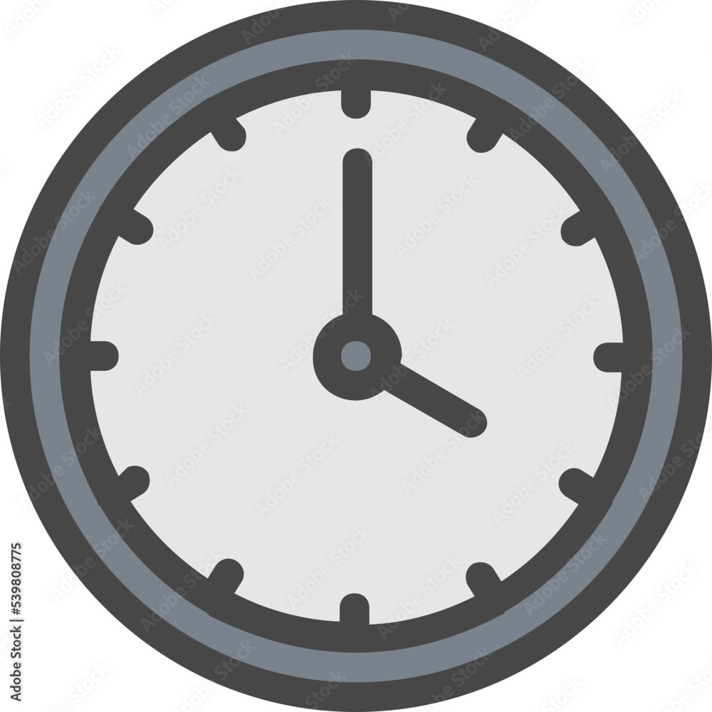 clock four time icon