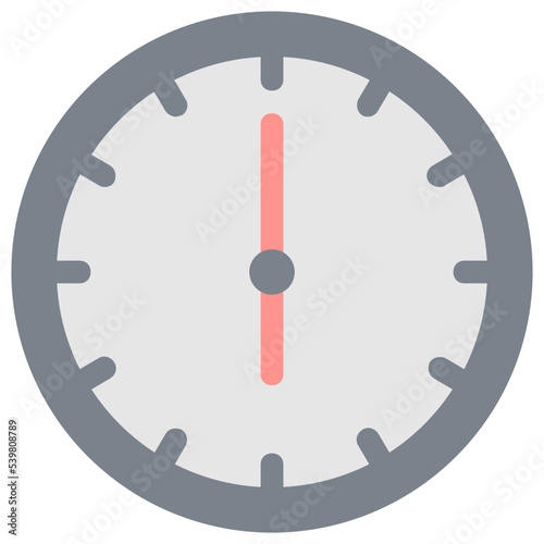 clock six time icon