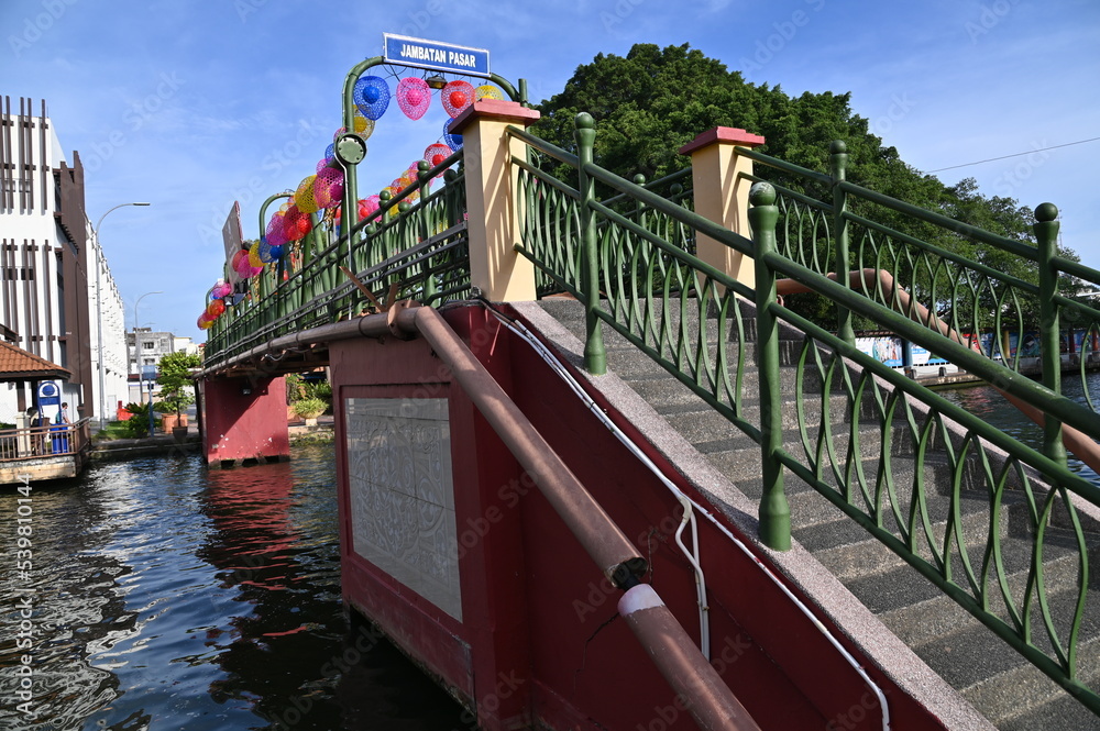 Malacca, Malaysia - October 16, 2022: The Streets of Jonker Walk Malacca, Malaysia - October 16, 2022: The Streets of Jonker Walk
