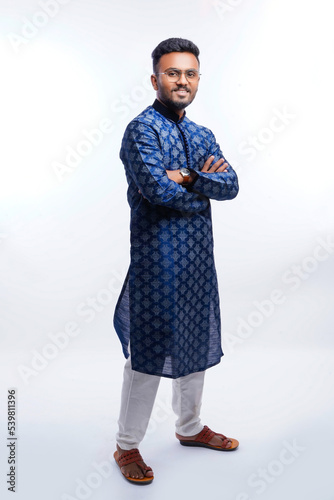 young indian man on traditional wear