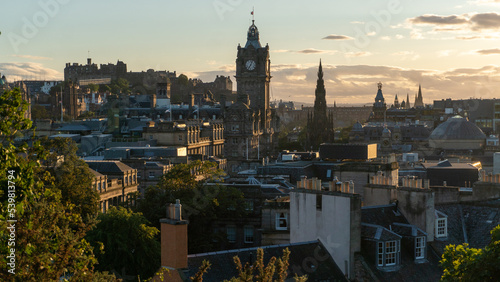 view of Edinburgh from Calton Hill