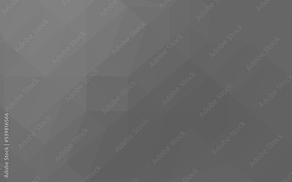 Fototapeta premium Light Silver, Gray vector low poly layout.