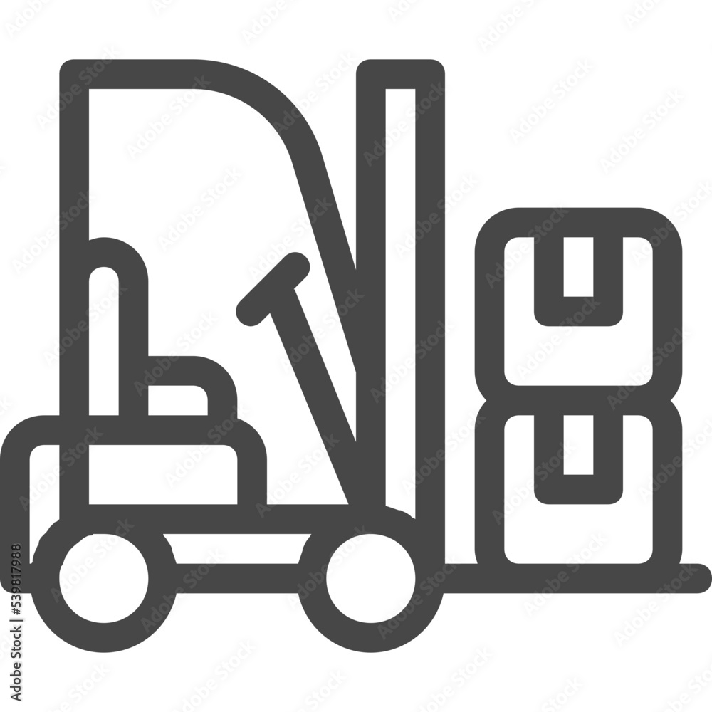 forklift warehouse icon forklift warehouse icon