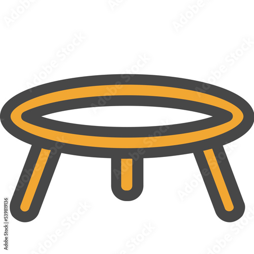 trampoline jumping playground icon