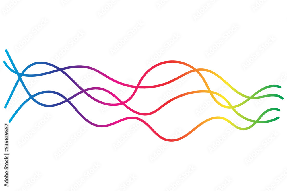 Rainbow wave lines background. Vector illustration. Rainbow wave lines background. Vector illustration.