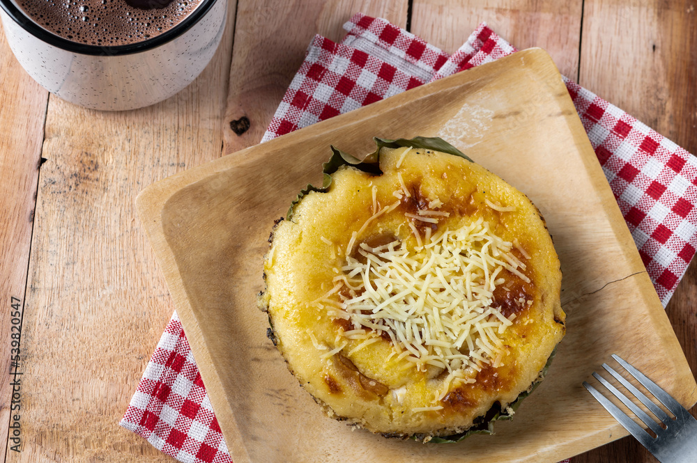 Bibingka commonly refers to a type of baked rice cake from the