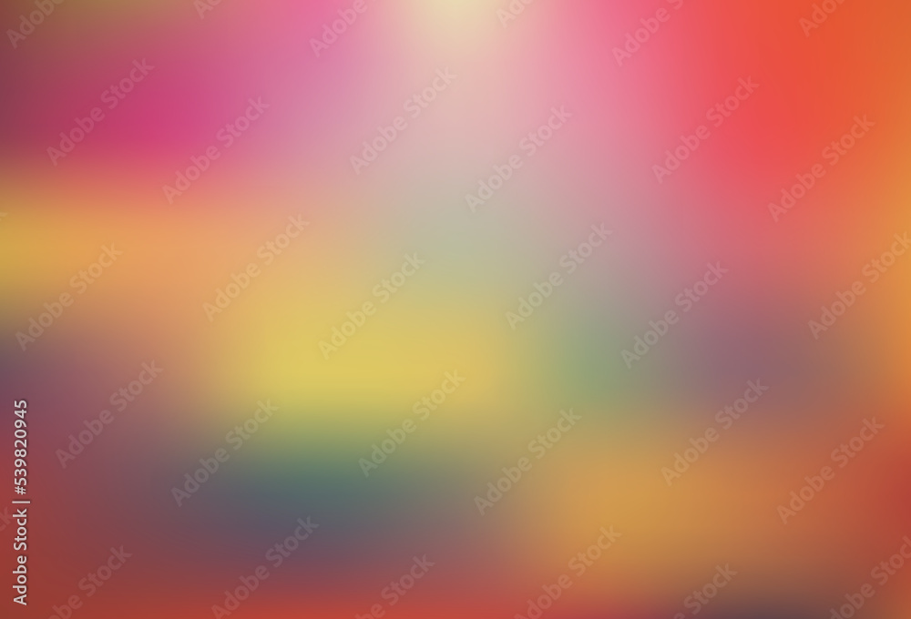 Light Green, Red vector abstract blurred pattern.