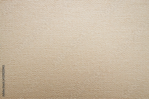 Beige fabric background. A chunky textured fabric with a pattern