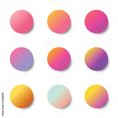 set of gradients