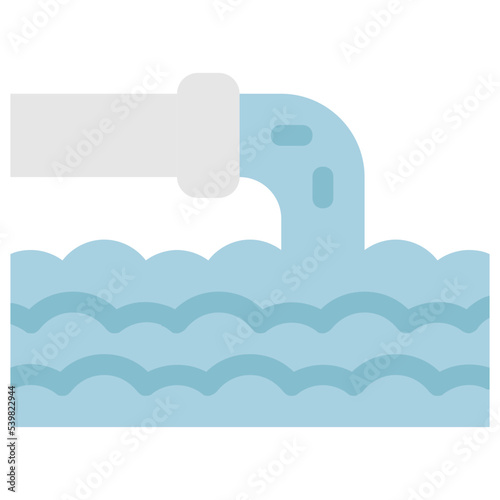 pipe dam icon