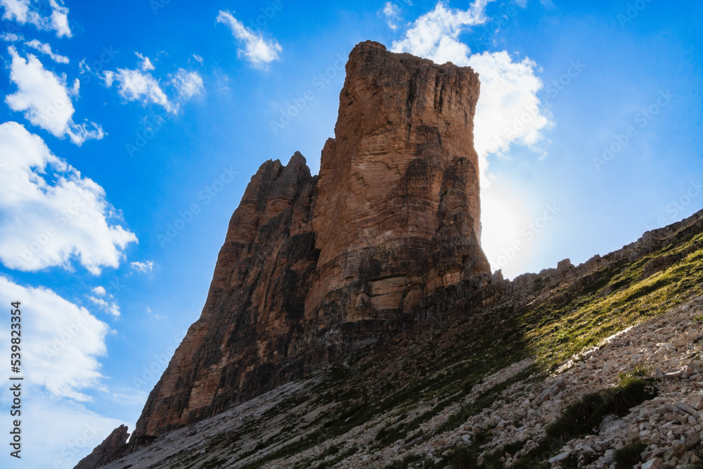 panorama góry dolomity lato