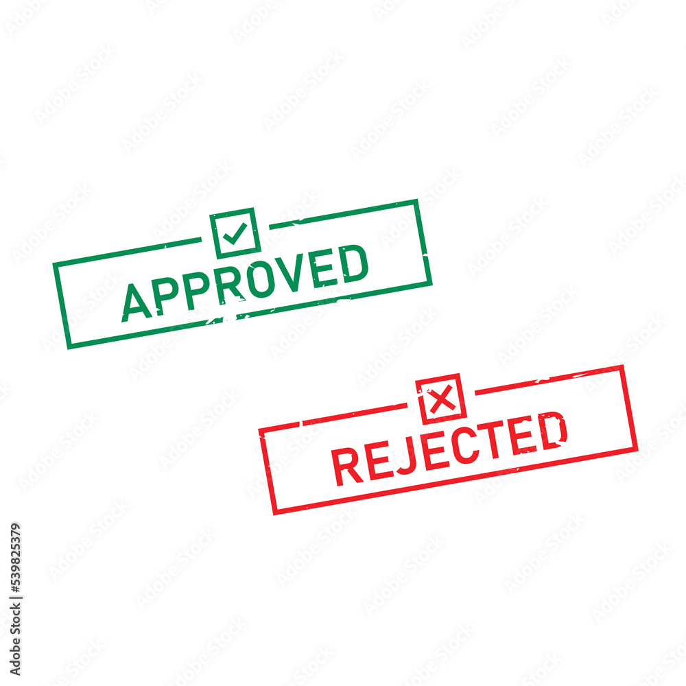 Obraz premium approved verified accepted custom iso verified passed failed organic original and rejected rubber stamp on a white background