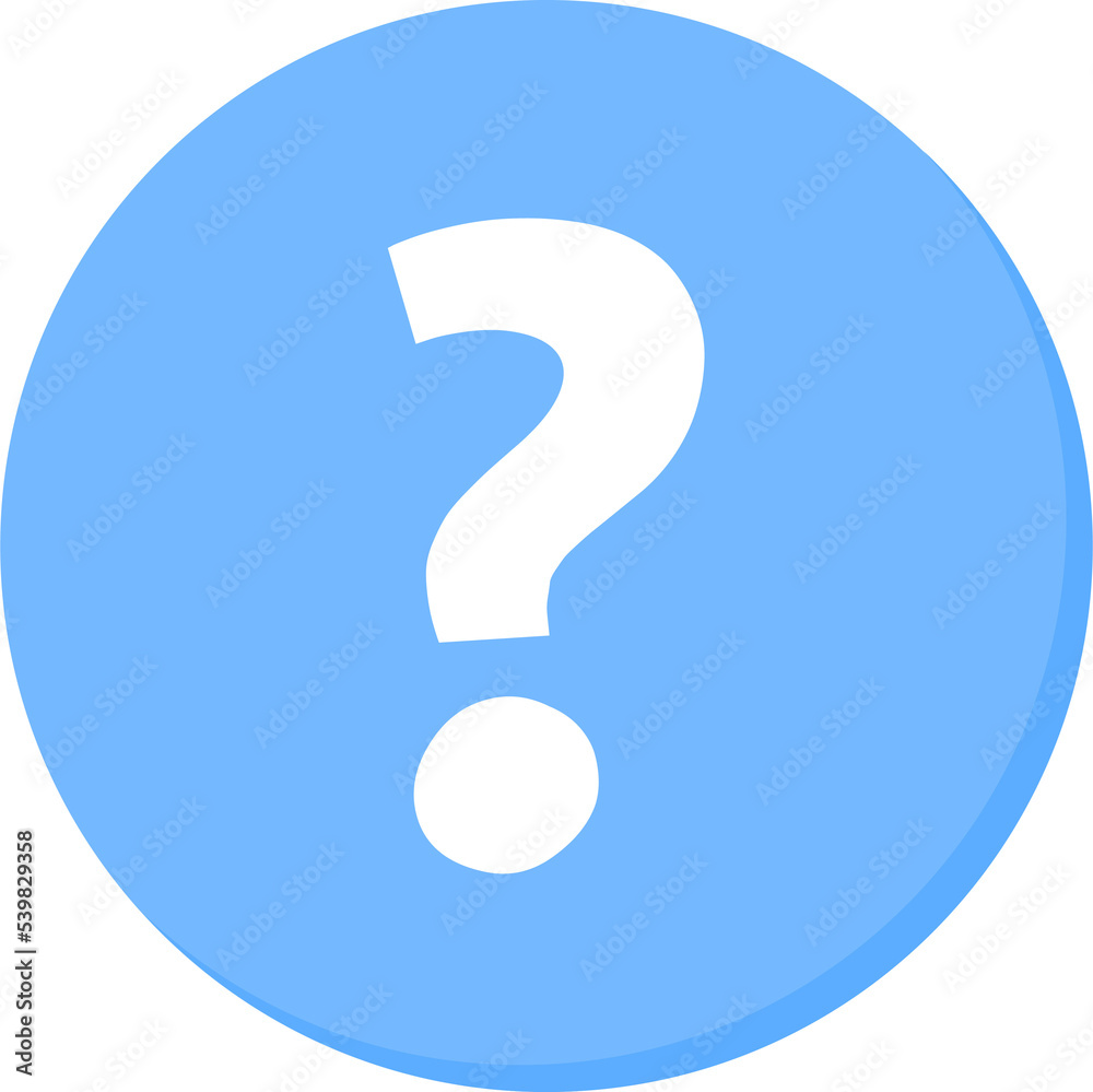 Question mark icon. Flat icon for web and mobile applications. Illustration Question mark icon. Flat icon for web and mobile applications. Illustration