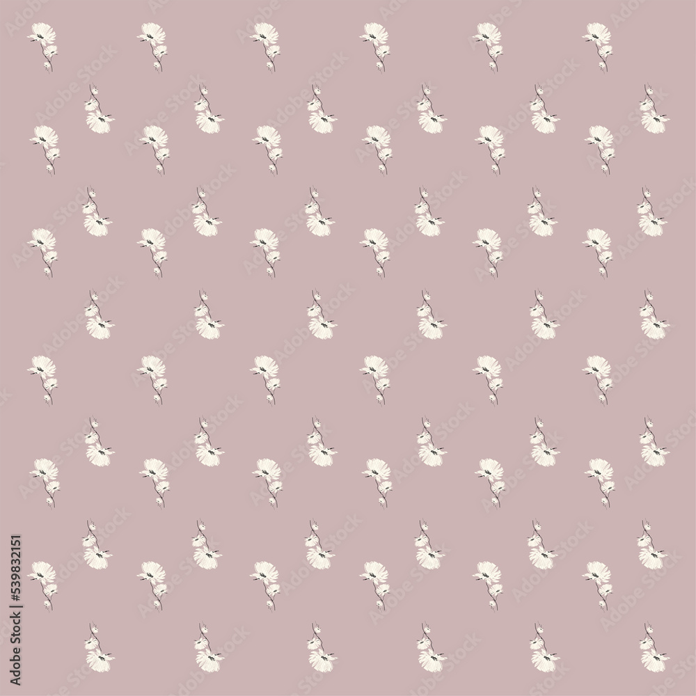 seamless pattern with flowers with pink background seamless pattern with flowers with pink background
