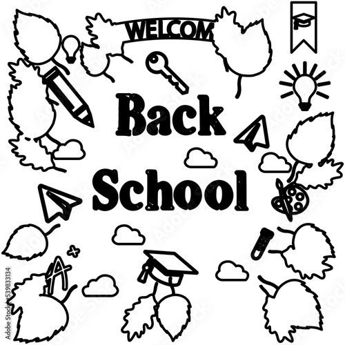 blackboard icon  back to school concept  vector illustration