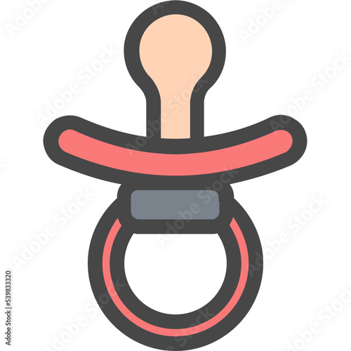 baby teat line icon