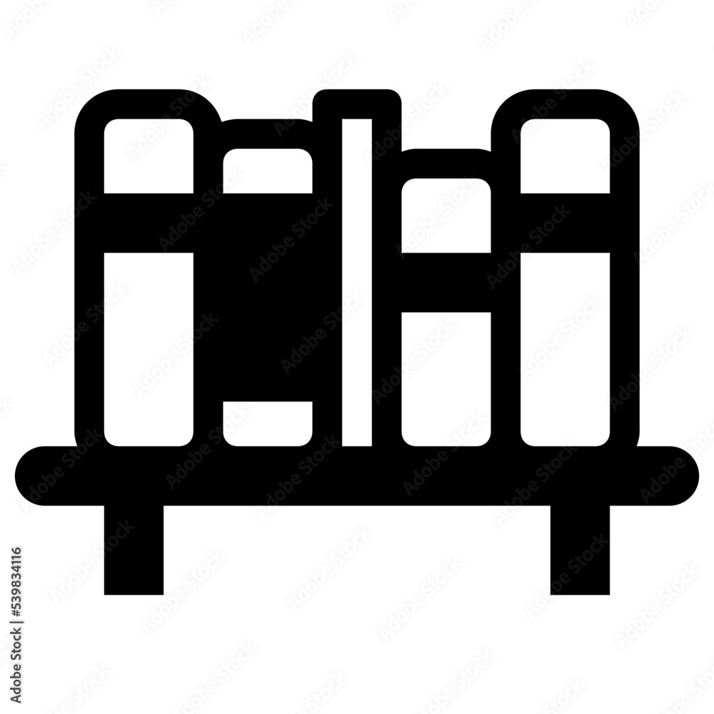 bookshelf line icon bookshelf line icon