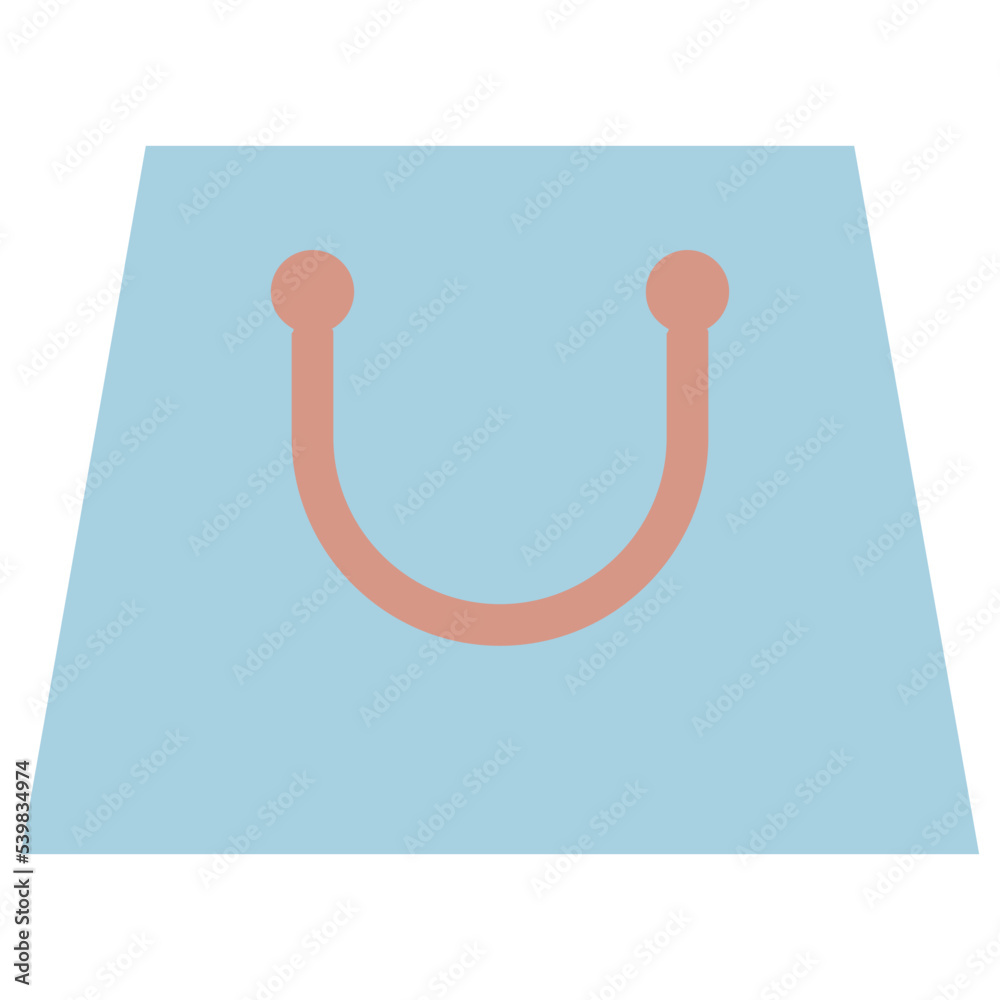 shopping bag line icon
