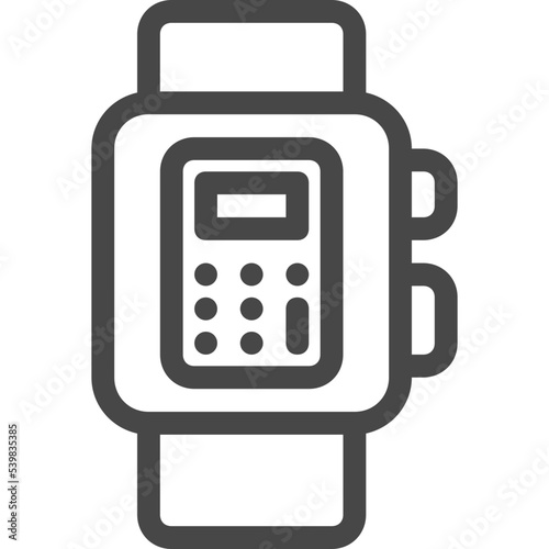 calculator line icon