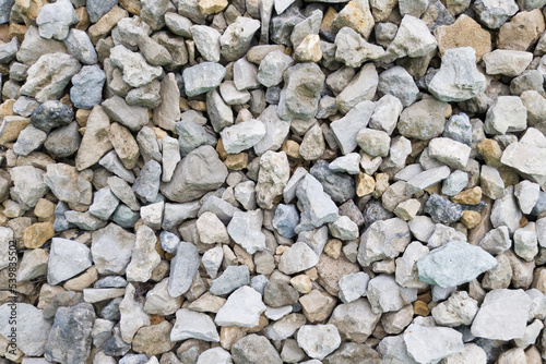 Abstract texture of small stone. Rubble structure.
