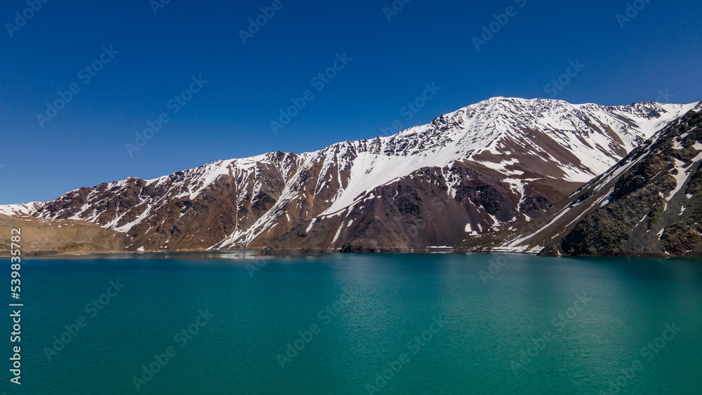 Obraz premium Cajon del Maipo no Chile fotografado na Primavera