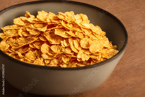 Fotografía cornflakes, a light food item for breakfast, good for dieters