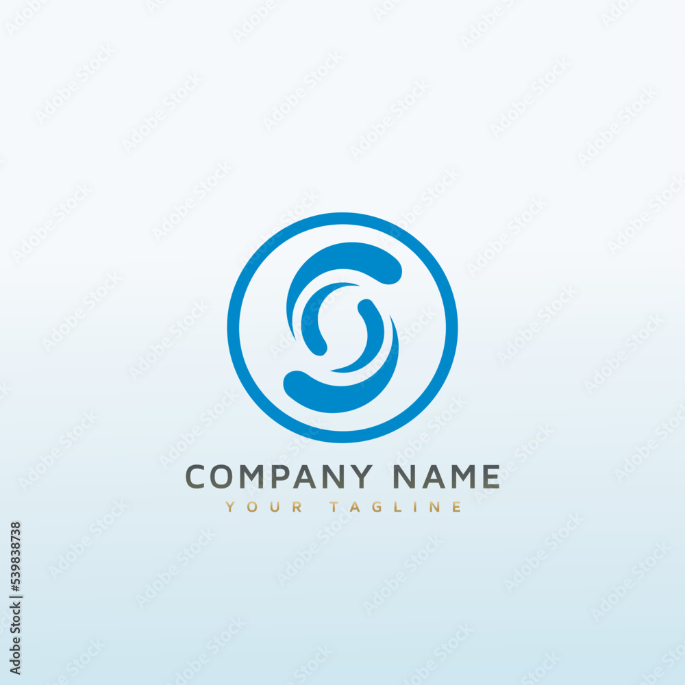 Online payment letter S logo design