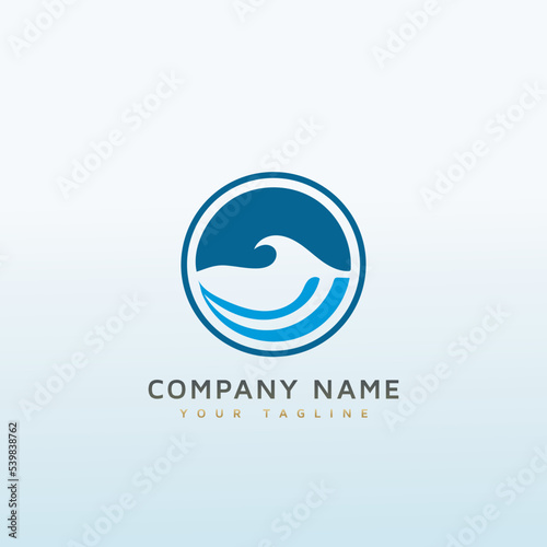 Marin and boating logo design
