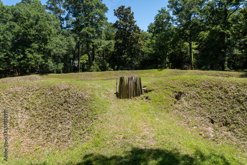 Earthworks from Fort Raleigh. The mysterious lost colony of Roanoke. Fort Raleigh National Historic Site protects and preserves England's first New World settlements.