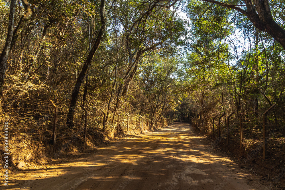Obraz premium natural landscape in Serra do Rola Moça, in the city of Belo Horizonte, State of Minas Gerais, Brazil