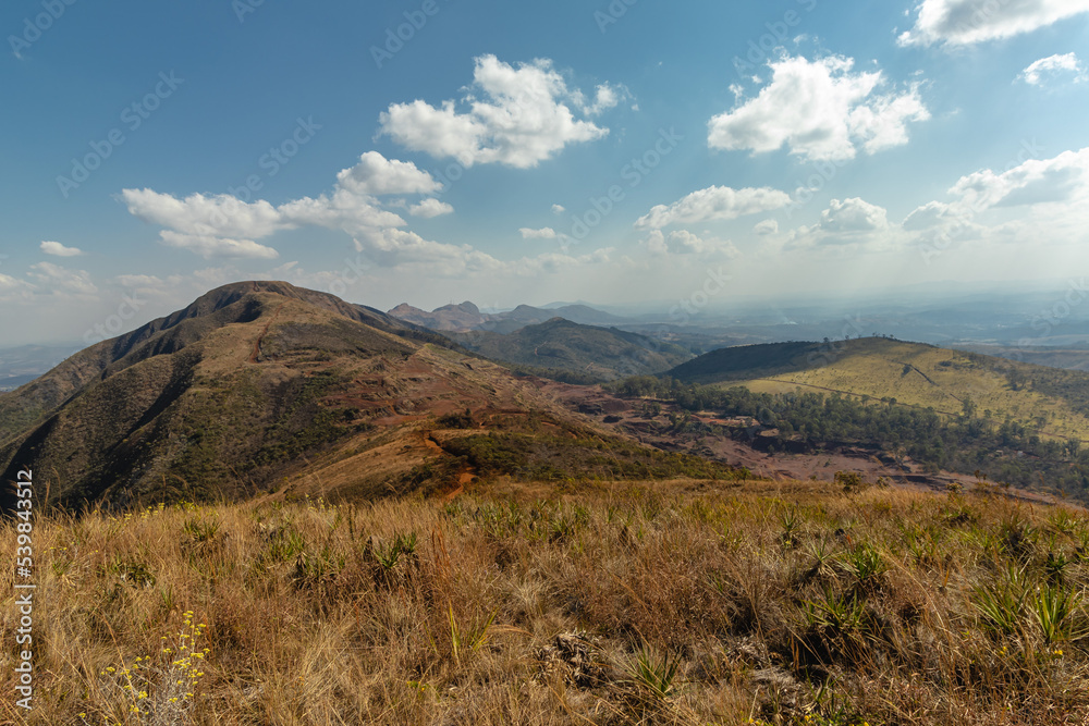 natural landscape in Serra do Rola Moça, in the city of Belo Horizonte, State of Minas Gerais, Brazil